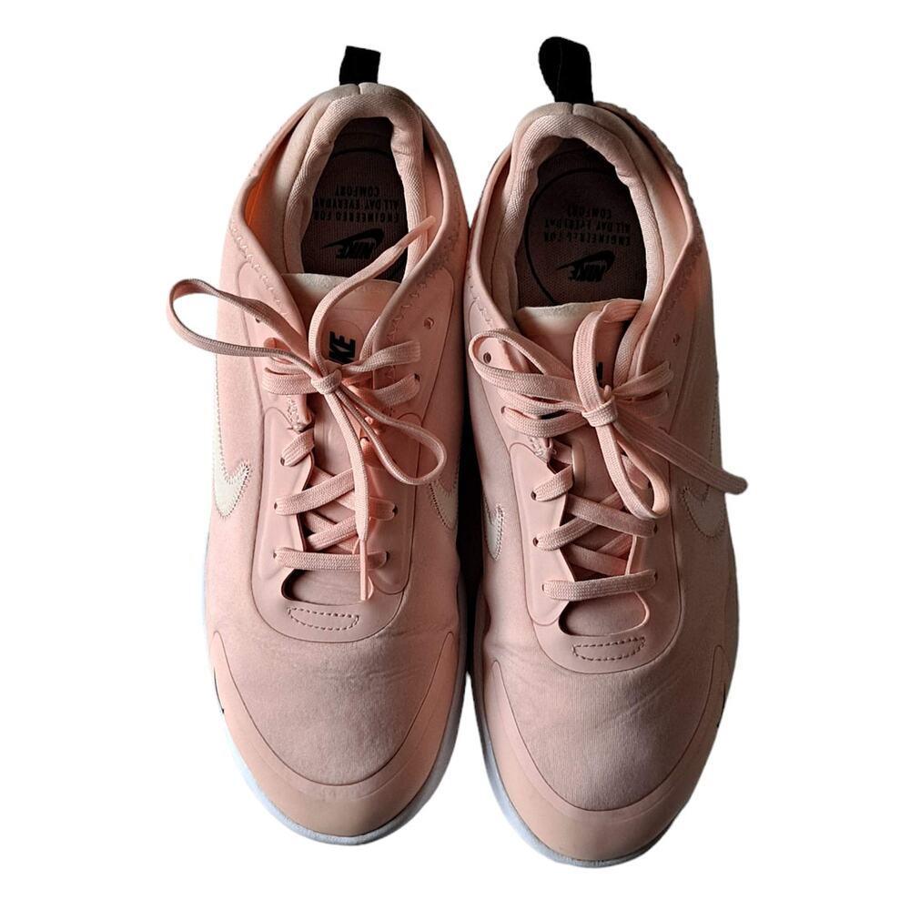 Nike Azima Low Textile Trainers Pale Pink Athletic Sneakers - Womens Size 9